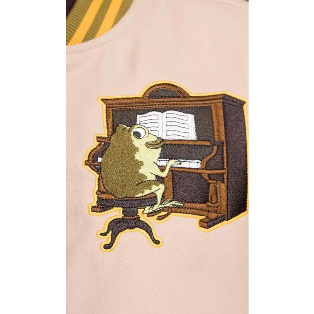 Over the Garden Wall Varsity Jacket Wirt / Greg Green Size L Large 40-42" Chest - Picture 3 of 4